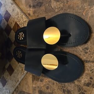 TORY BURCH MEDALLION SANDALS